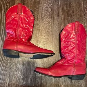 Red Cowboy Boots